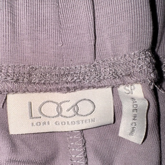 LOGO by Lori Goldstein purple capri pants. Size SP GUC💜 - Picture 7 of 9